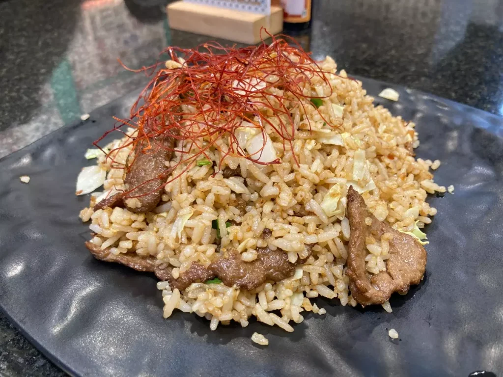 龍囍茶檔 XO醬牛肉炒飯